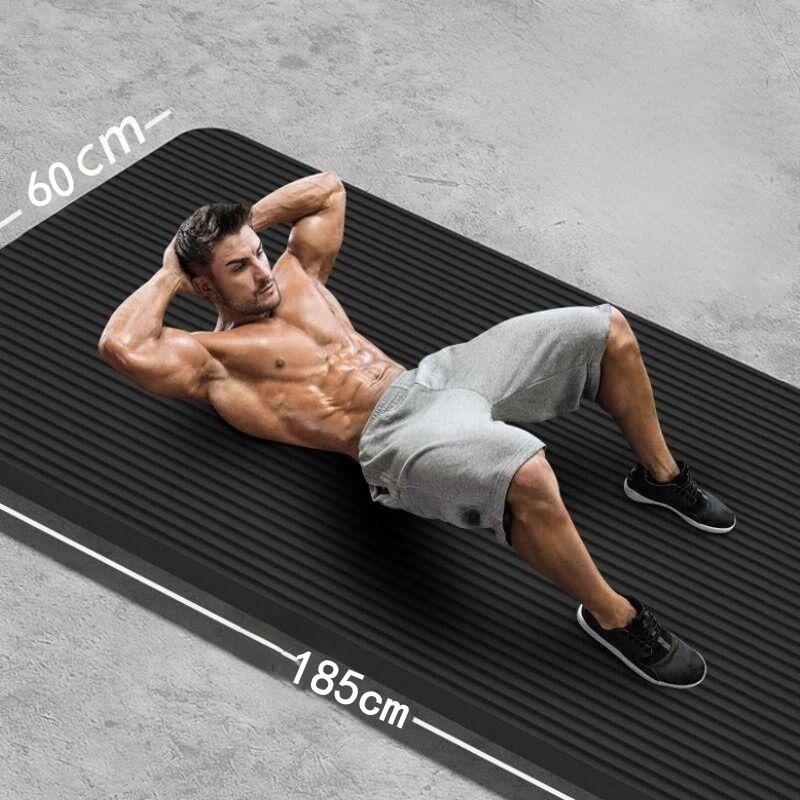 Pilates Yoga Mat Thickness - เสื่อโยคะ 1 ชิ้น กันลื่น สำหรับออกกำลังกาย ฟิตเนส