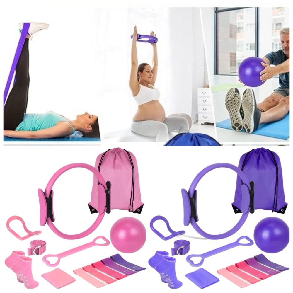 Pilates Yoga For Weight Loss - ชุดลูกบอลพิลาทิสแบบพกพา 13 ชิ้น/ชุด สำหรับลดน้ำหนัก กระชับสัดส่วน โยคะ