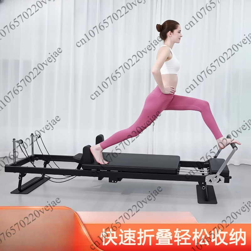 Pilates Yoga For Weight Loss - เครื่องพิลาทิสแบบพับได้ขนาดใหญ่ อุปกรณ์ออกกำลังกายแกนกลางลำตัว เตียงโยคะสำหรับใช้ในบ้าน ลดน้ำหนัก วัสดุเหล็ก ABS