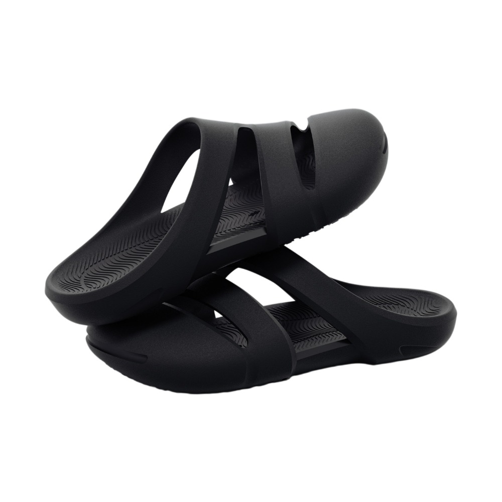 Pilates With Yoga - รองเท้าแตะ EVA River Tracing สีพื้น กันลื่น