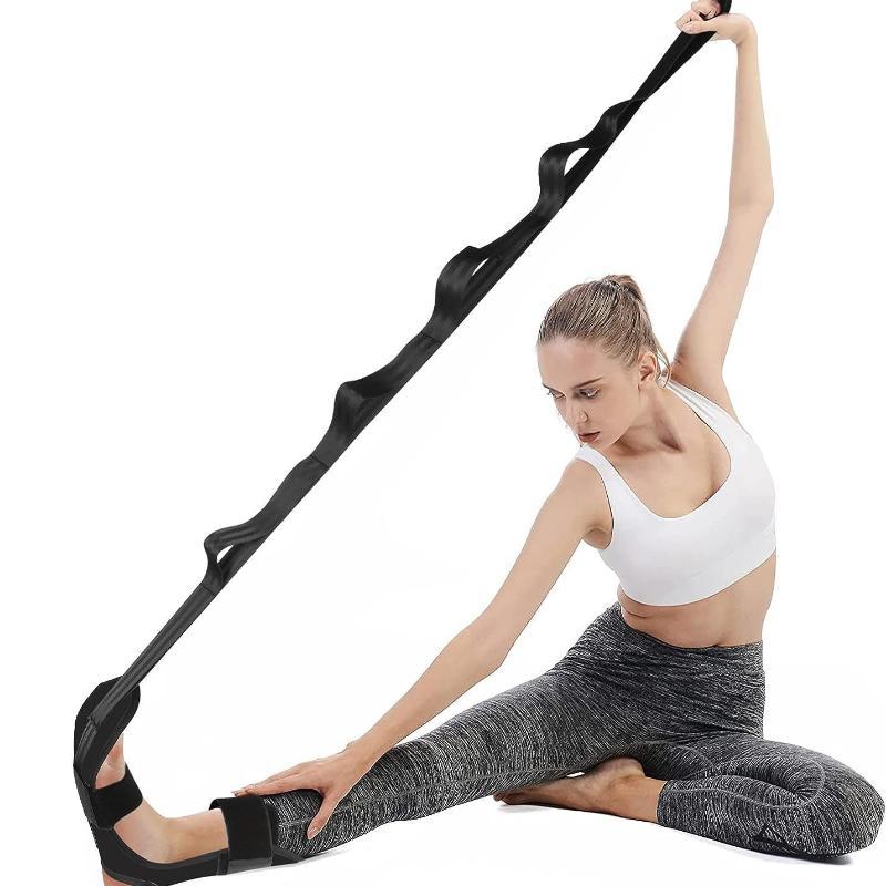 Pilates Yoga Oxford - สายรัดยืดขาและเท้าสำหรับโยคะ - ผ้าอ็อกซ์ฟอร์ดทนทาน เหมาะสำหรับพิลาทิสและโยคะ ใช้ได้หลากหลาย ช่วยในการยืดกล้ามเนื้อ