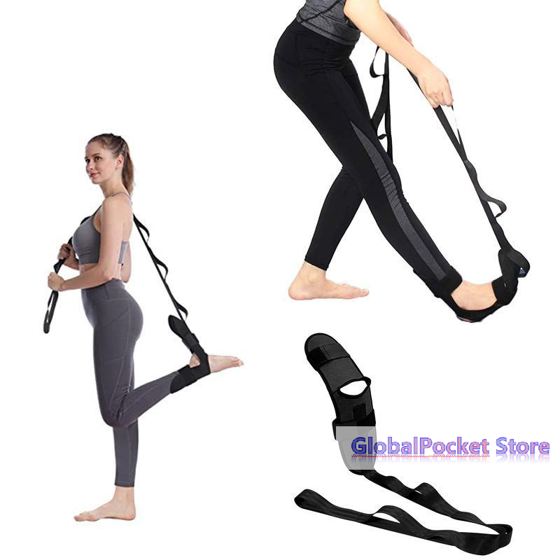 Pilates Yoga Oxford - สายรัดยืดขาและเท้าสำหรับโยคะ - ผ้าอ็อกซ์ฟอร์ดที่ทนทาน เหมาะสำหรับพิลาทิสและโยคะ ใช้ได้หลากหลาย ช่วยในการยืดกล้ามเนื้อ