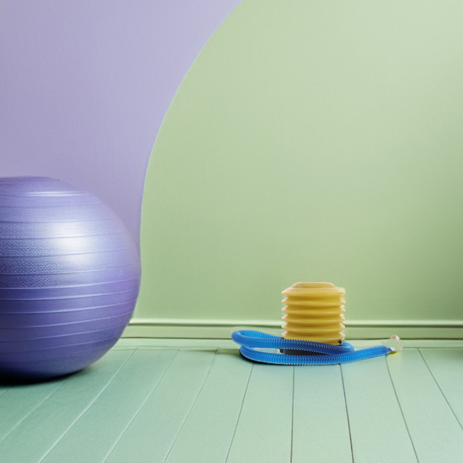 ชุดปั๊มลมสำหรับลูกบอลโยคะแบบใช - Pilates With Yoga บทวิจารณ์และราคา