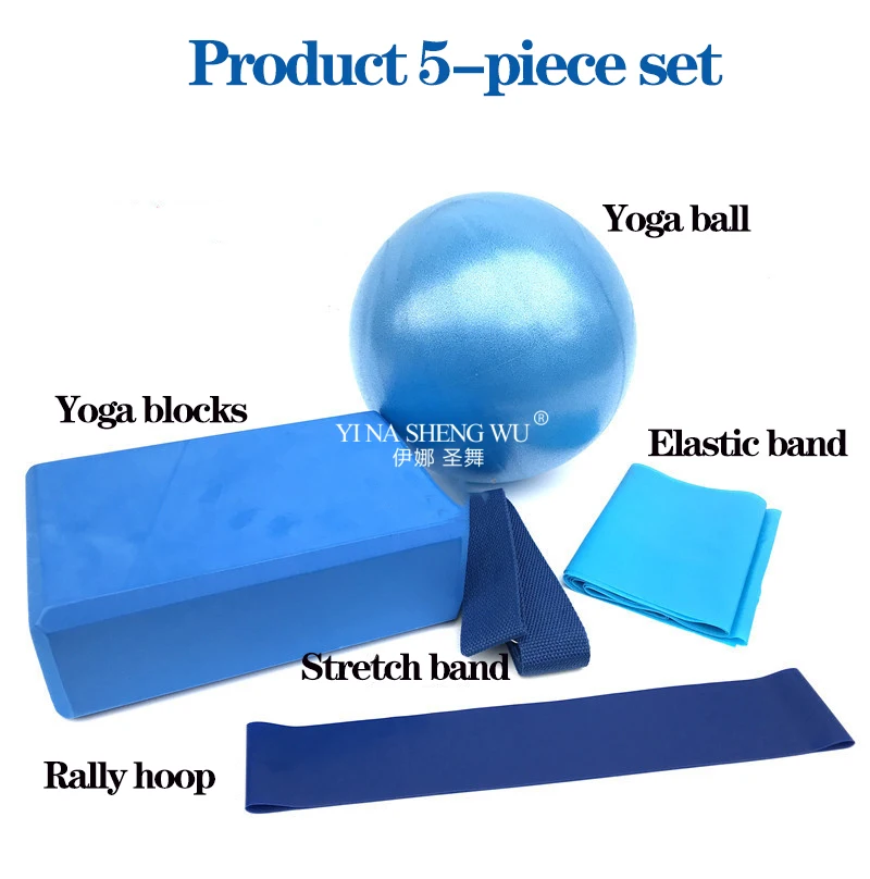 ชุดเริ่มต้นโยคะ 5 ชิ้นชุดอุปกร - Pilates Yoga Ball Exercises บทวิจารณ์และราคา