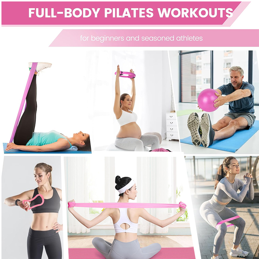 ชุดอุปกรณ์พิลาทิสสำหรับผู้หญิง - Pilates Yoga For Weight Loss บทวิจารณ์และราคา