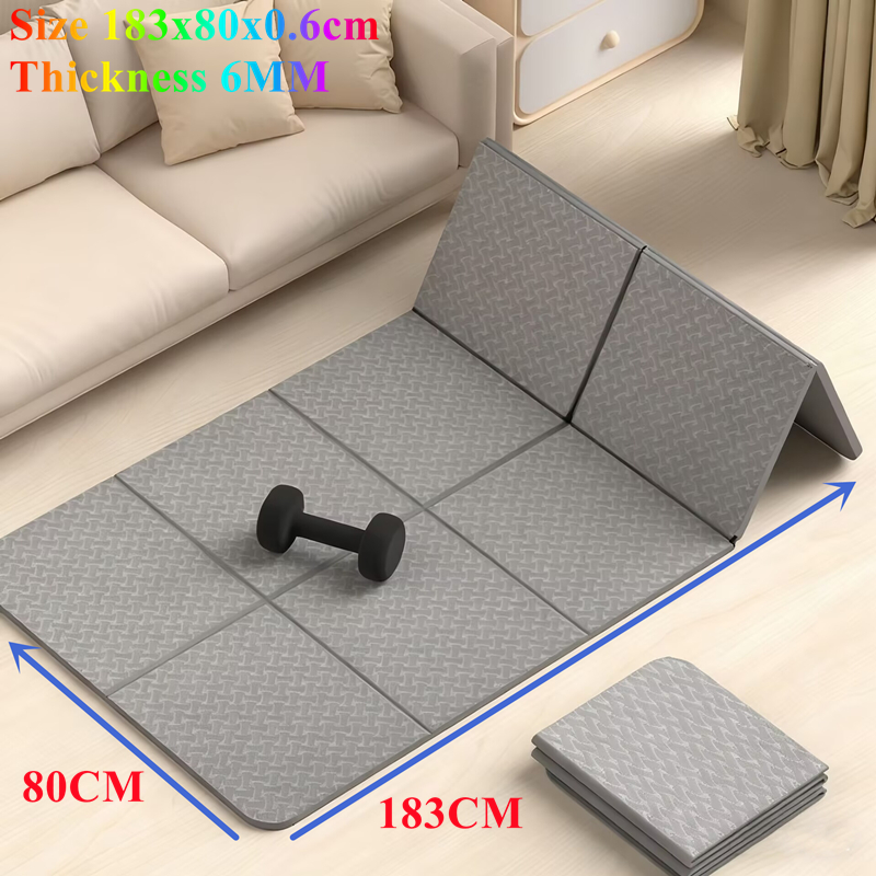 เสื่อโยคะแบบพับได้ ป้องกันการล - Pilates Yoga Mat Thickness บทวิจารณ์และราคา