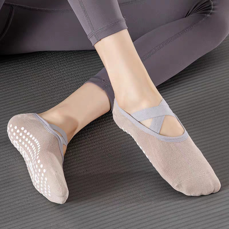 ถุงเท้าโยคะสำหรับผู้หญิงมืออาช - Pilates & Yoga Elastic Band บทวิจารณ์และราคา