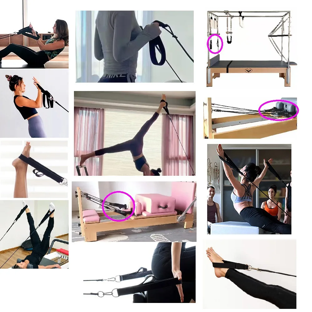 สายรัดข้อเท้าแบบวงแหวนคู่สำหรั - Pilates Yoga Ring Exercises บทวิจารณ์และราคา
