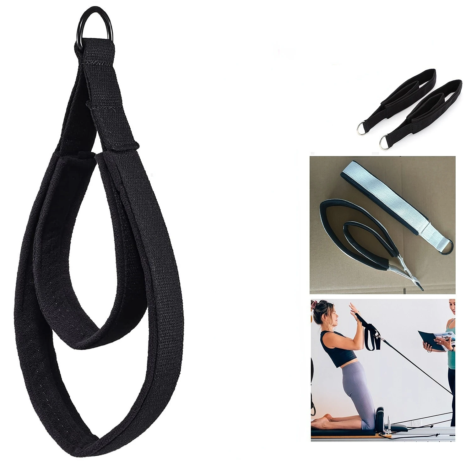 สายรัดข้อเท้าแบบวงแหวนคู่สำหรั - Pilates Yoga Ring Exercises บทวิจารณ์และราคา