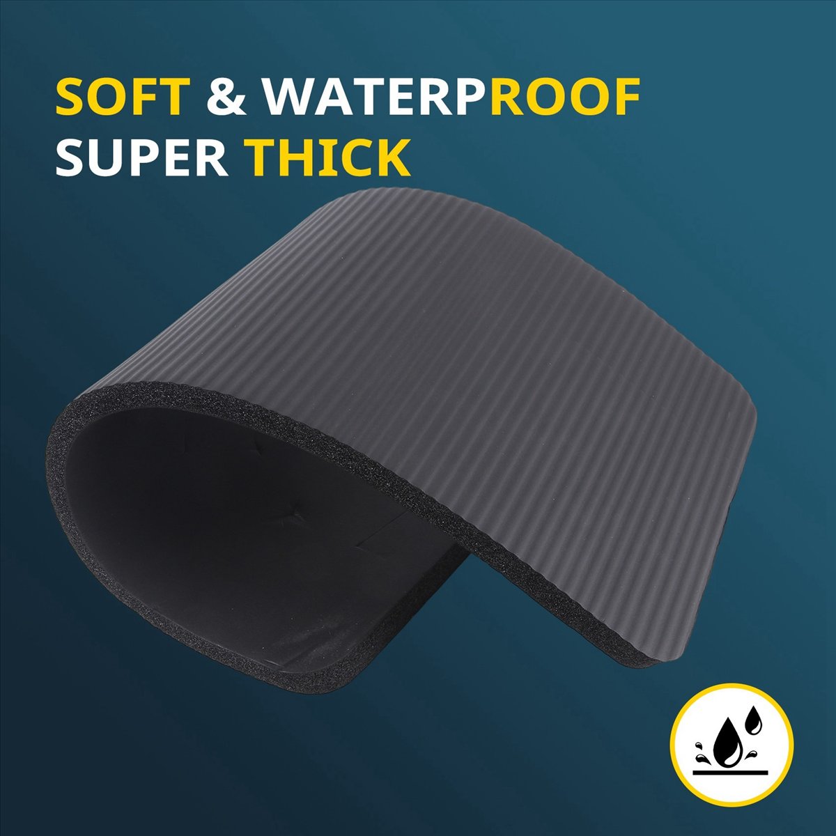 เสื่อโยคะหนา 15 มม. แผ่นรองเข่ - Pilates Yoga Mat Thickness บทวิจารณ์และราคา