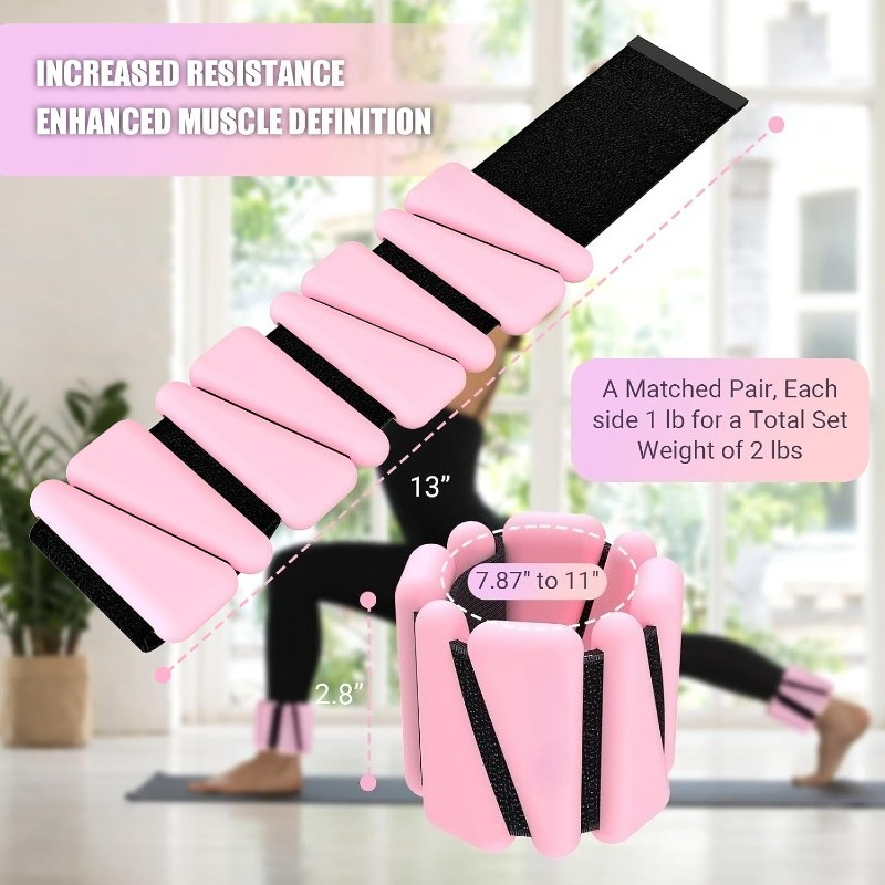 น้ำหนักข้อมือและข้อเท้าสำหรับผ - Pilates Yoga Ring Exercises บทวิจารณ์และราคา