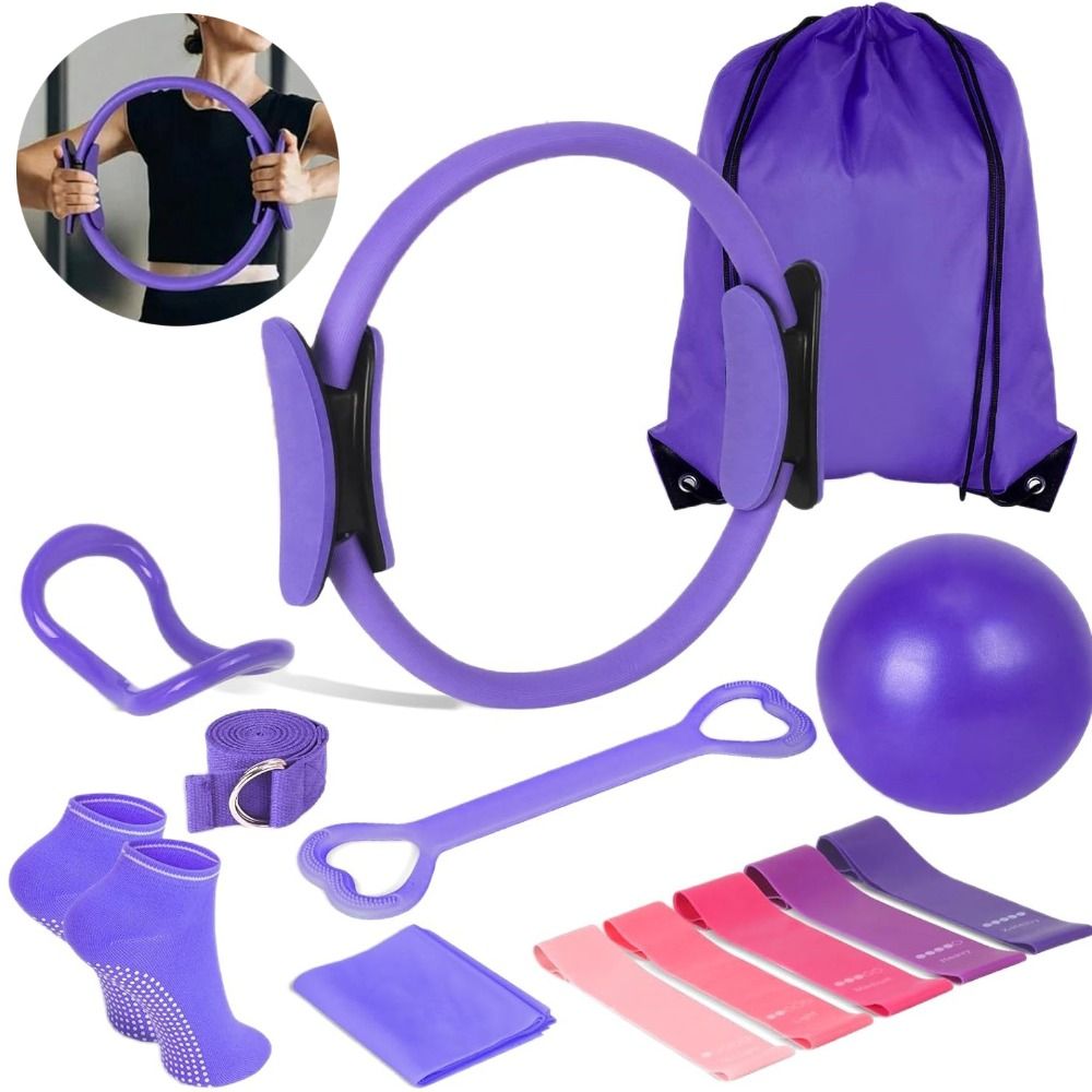 ชุดลูกบอลพิลาทิสแบบพกพา 13 ชิ้ - Pilates Yoga For Weight Loss บทวิจารณ์และราคา