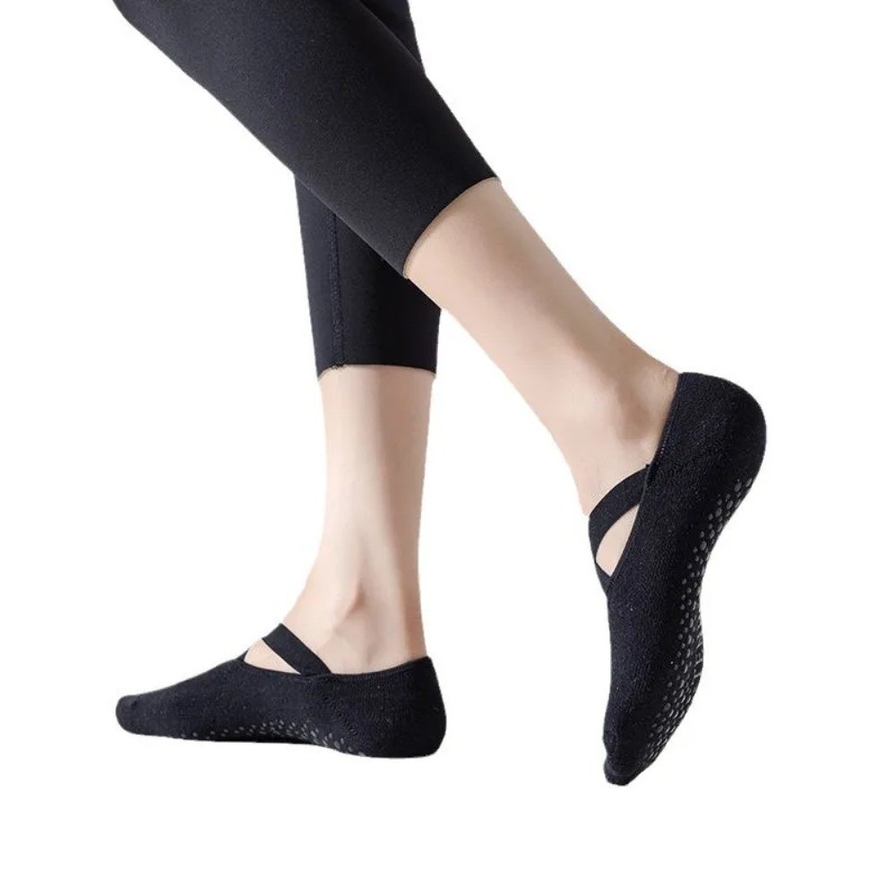 1/3 คู่ ถุงเท้าโยคะ ผู้หญิง ผ้ - Pilates Yoga Barre บทวิจารณ์และราคา
