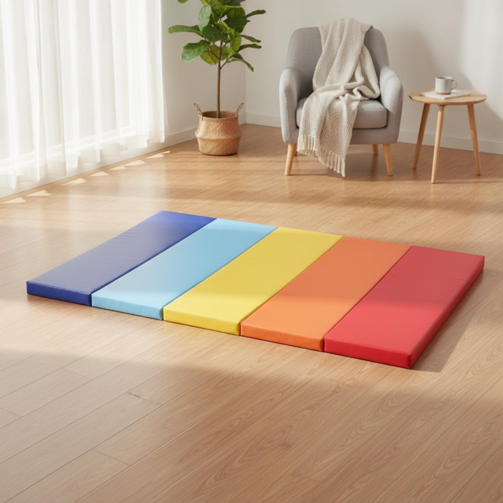 เสื่อยิมนาสติกพับได้พร้อมที่จั - Pilates Yoga Mat Thickness บทวิจารณ์และราคา