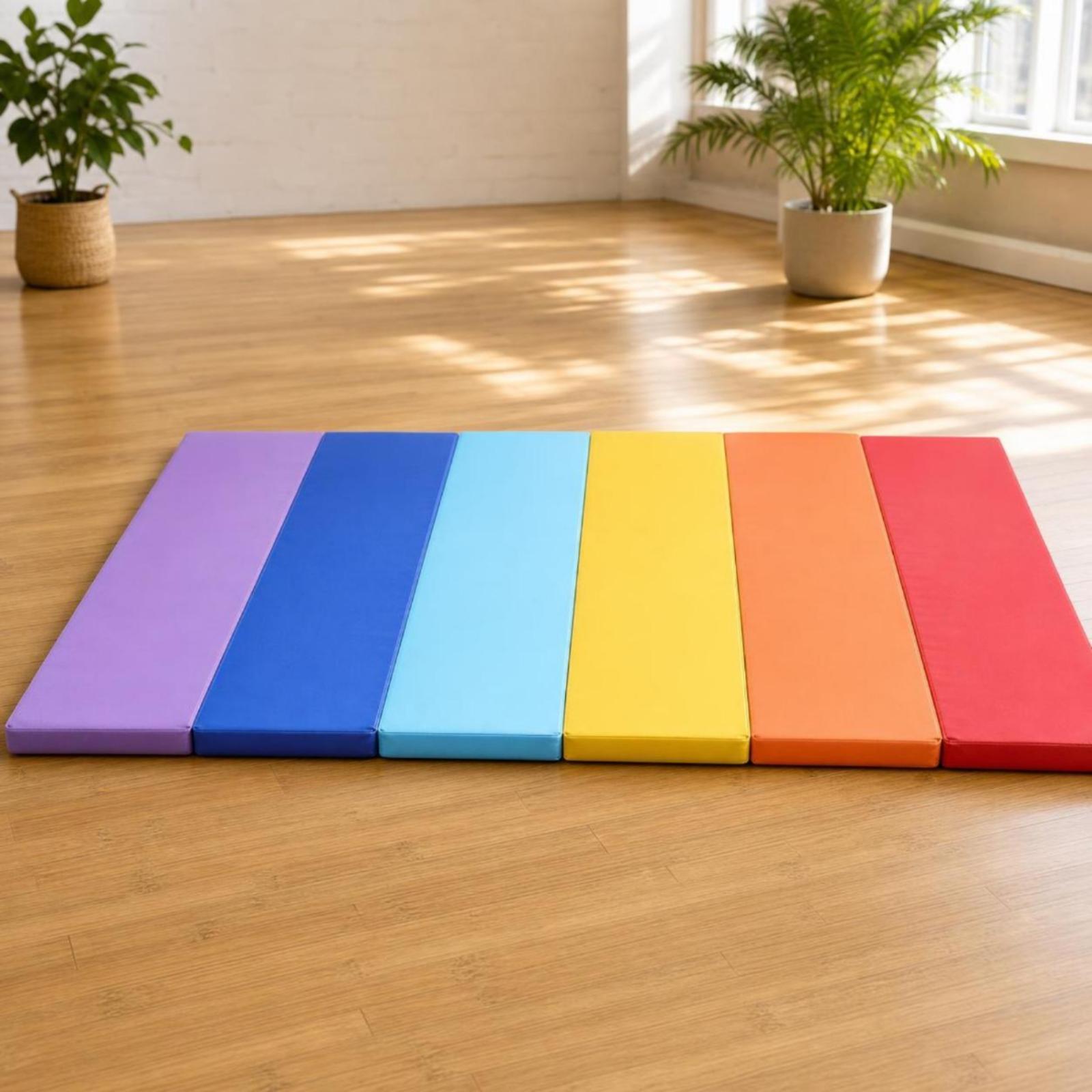 เสื่อยิมนาสติกพับได้พร้อมที่จั - Pilates Yoga Mat Thickness บทวิจารณ์และราคา
