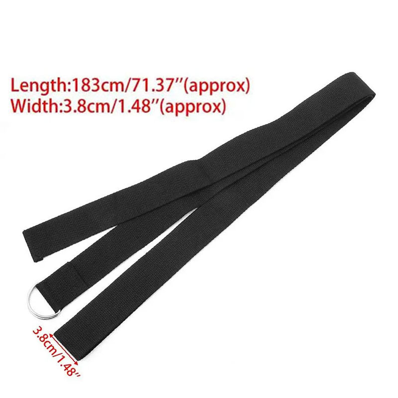 183*3.8 ซม.สายโยคะผ้าฝ้ายออกกํ - Pilates Yoga Ring Exercises บทวิจารณ์และราคา
