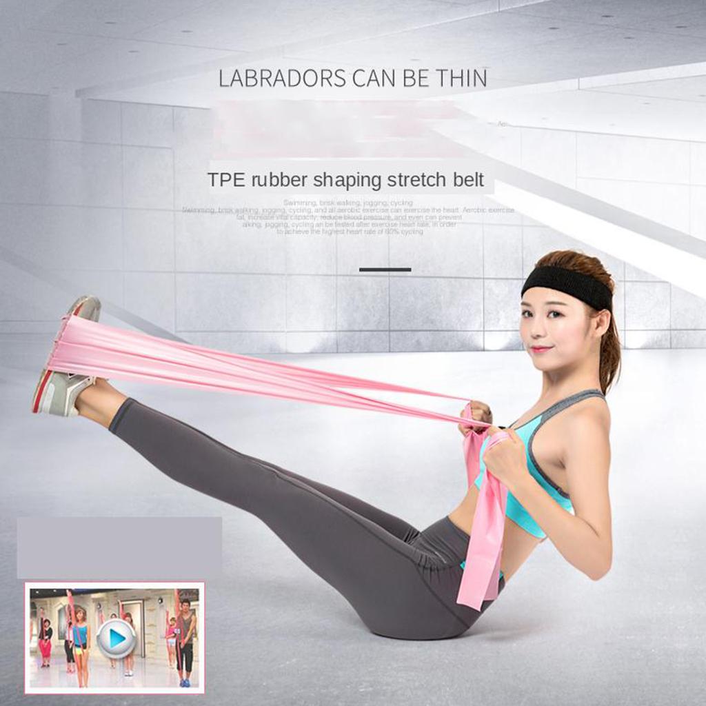 ชุดยางยืดออกกำลังกาย TPE สำหรั - Pilates Yoga For Weight Loss บทวิจารณ์และราคา