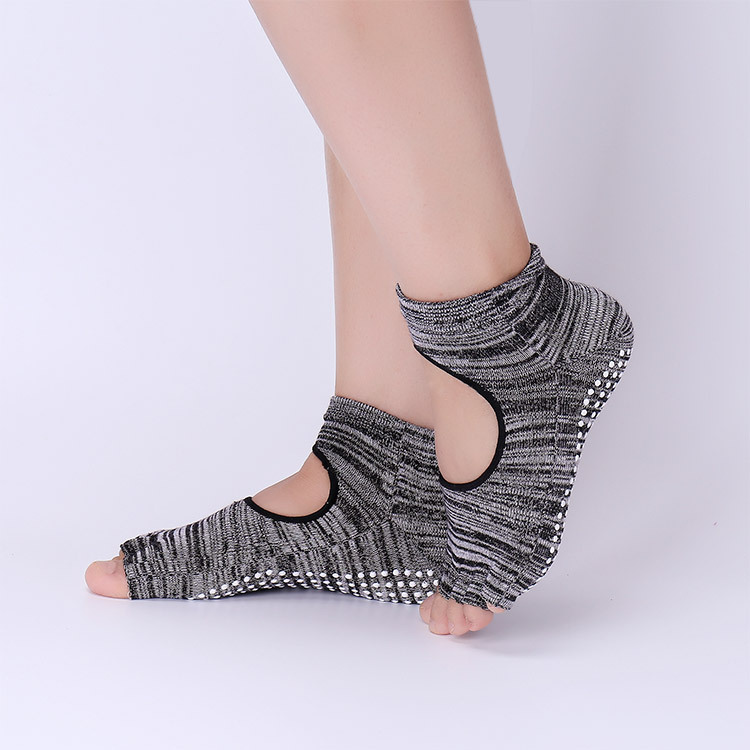 ถุงเท้าโยคะกันลื่นพร้อมที่ยึดเ - Pilates Yoga Barre บทวิจารณ์และราคา
