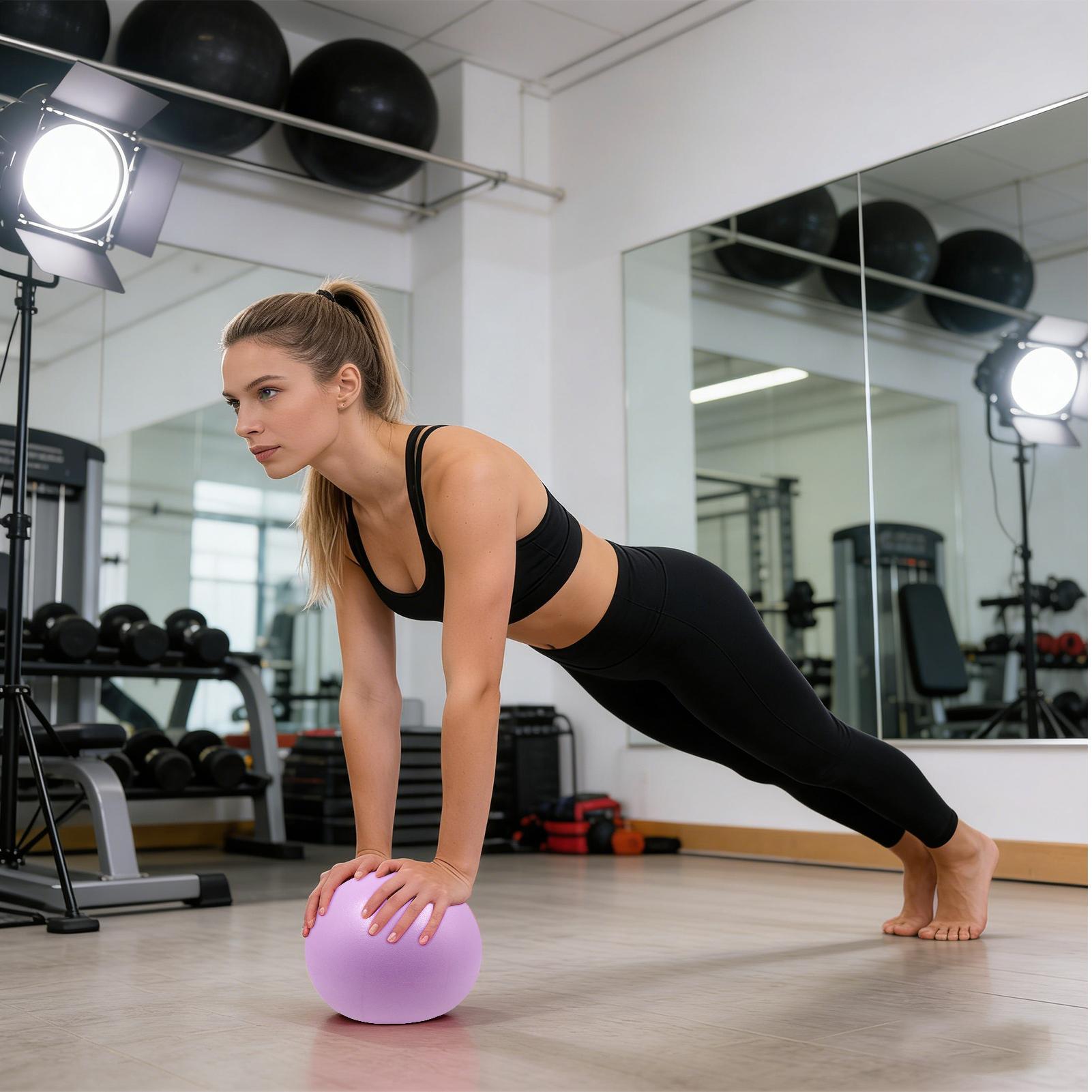 ลูกบอลออกกำลังกายแบบหนาเคลือบฟ - Pilates Yoga Ball Exercises บทวิจารณ์และราคา