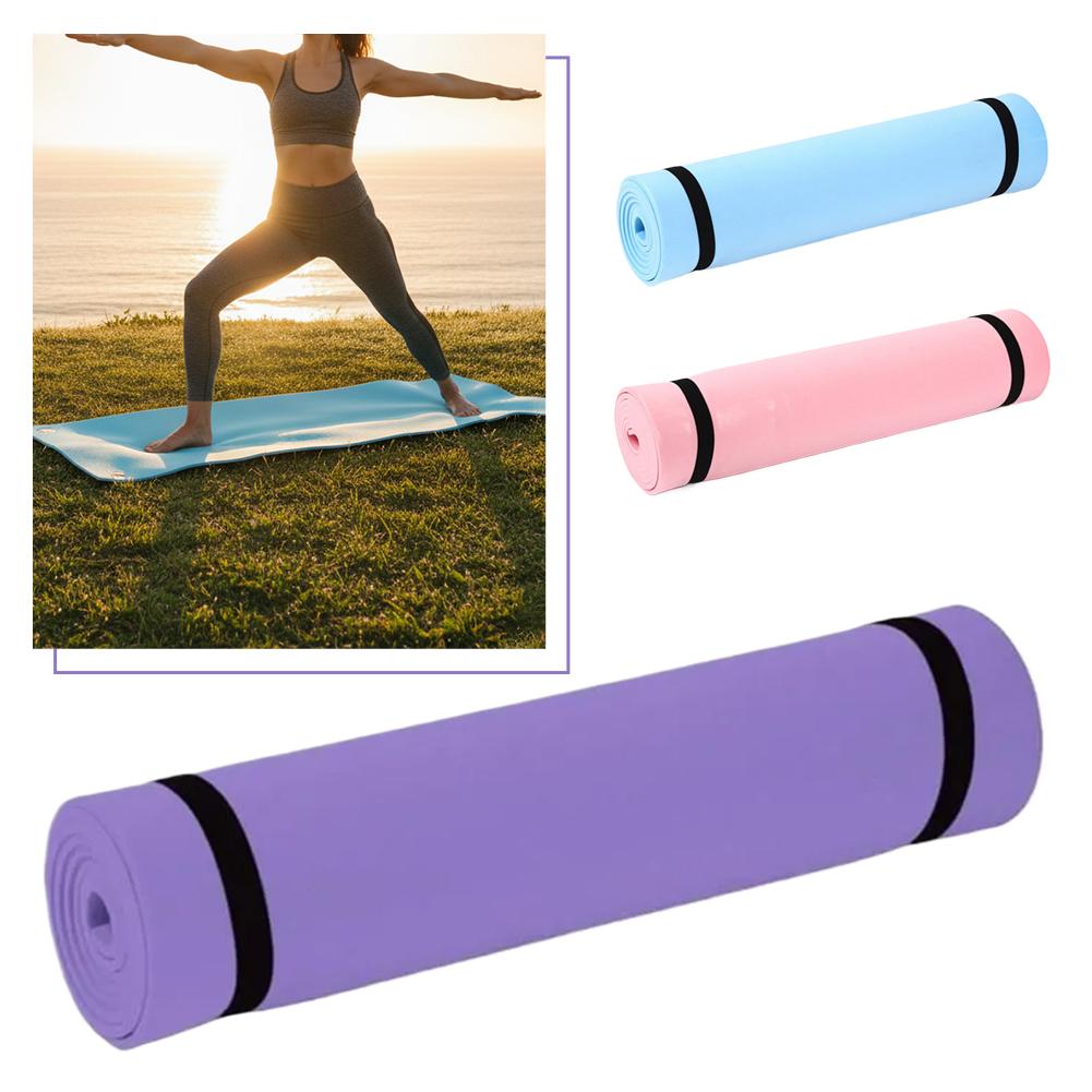 1/2 ชิ้นเสื่อโยคะหนา เสื่อโยคะ - Pilates Yoga Mat Thickness บทวิจารณ์และราคา