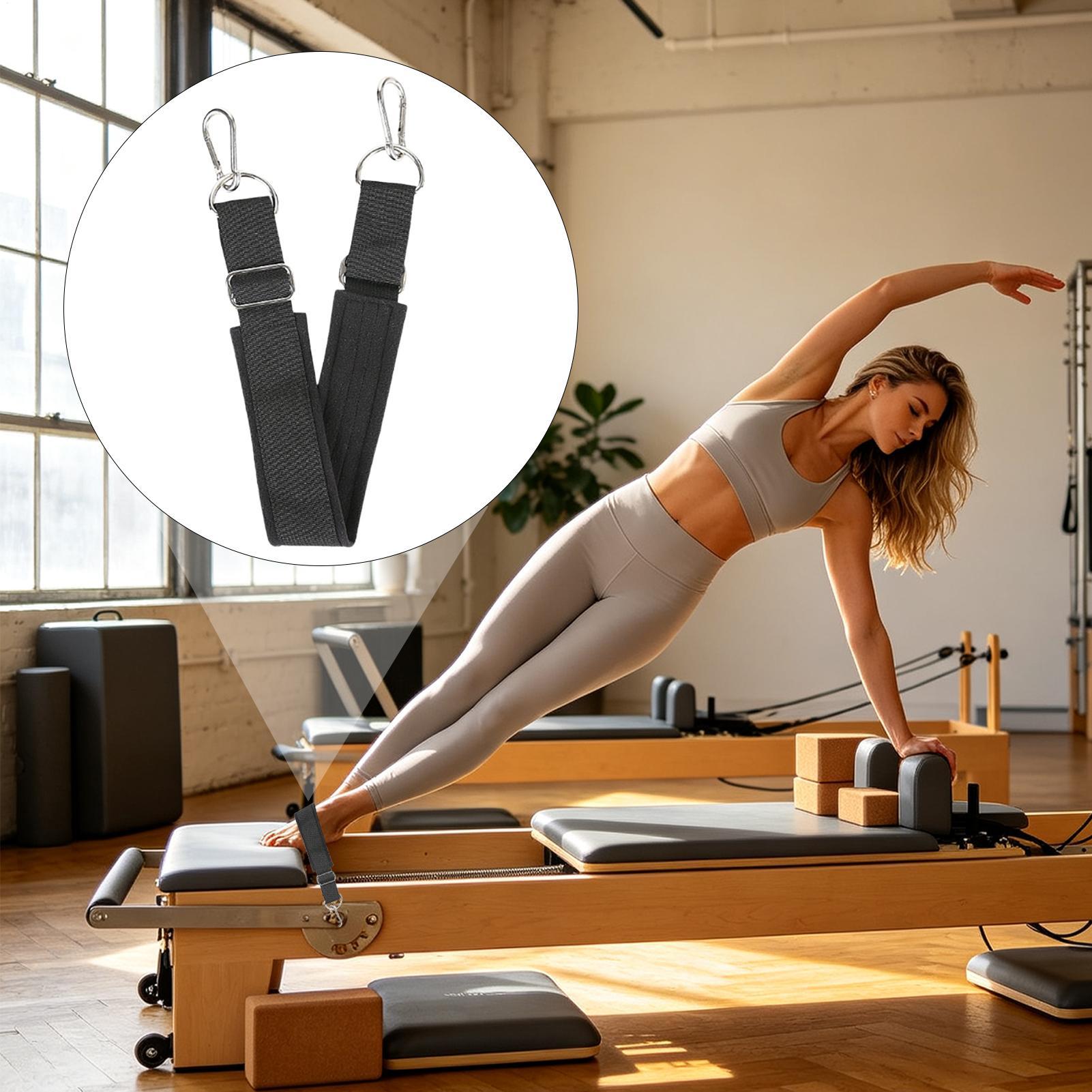 สายรัดเท้าสำหรับเครื่องรีฟอร์ม - Pilates & Yoga Elastic Band บทวิจารณ์และราคา